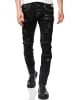 Rusty Neal Jeans Hose "MISATO" Slim Fit (THE FULLY LOADED) in Black Used