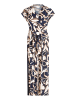 Betty Barclay Jumpsuit mit Eingrifftaschen in Dark Blue/Brown