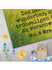 Mr. & Mrs. Panda Handtuch Wombat Design mit Spruch in Weiß