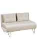 Beliani 2-tlg Sitzgruppe VESTFOLD in Beige/Gold