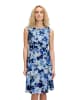 Vera Mont Cocktailkleid mit Bindegürtel in Dunkelblau/Blau