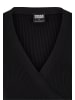 Urban Classics Urban Classics Damen Ladies Rib Knit Wrapped Cardigan in black