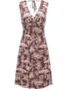 ragwear Sommerkleid Aini Print in Dark Choco