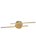 Beliani Spiegel- und Bilderleuchte TOUQUES in Gold/Weiß - (W) 60 x (H) 12 x (L) 3 cm