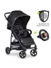 Hauck Buggy Rapid 4 inkl. XXL Zubehörpaket in schwarz