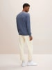 Tom Tailor Feinstrick Basic Pullover Rundhals Sweater in Blau