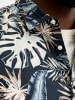 JACK & JONES PLUS Hawaii-Hemd in Black