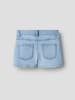 name it Shorts in Light Blue Denim