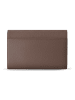 Lazarotti Bologna Leather Clutch Umhängetasche Leder 23 cm in taupe