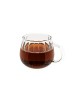 Almina 2er Gläser-Set Riffle Cup 400 ml Hitzebeständig Transparent in Transparent