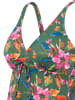LASCANA Tankini-Top in tanne mehrfarbig - 0001