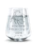 Mr. & Mrs. Panda Glas Sternzeichen Skorpion mit Spruch in Transparent