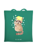 Mr. & Mrs. Panda Tote Bag Waschbär ohne Spruch in Mint