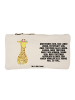 Mr. & Mrs. Panda Schminktasche Giraffe Blumenkranz mit Spruch in Weiß