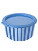 koziol NORA BOX 2,2l STRIPES - Schale 2,2l mit Deckel in sweet blue/strong blue