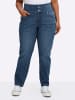 sheego High-waist-Jeans in blue-stone-washed
