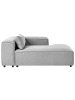 Beliani Sofaelement BRANDE in Grau - (W) 122 x (H) 70 x (L) 184 cm