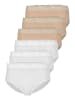 Nina von C. 6er Pack Damen Hüftslip in nude-weiss
