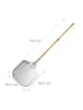 relaxdays Pizzaschieber in Silber - 132 cm