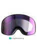 YEAZ BLACK RUN Ski- und Snowboard-Brille hellblau/matt weiß in blau