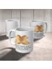 Mr. & Mrs. Panda Kindertasse Igel händchenhaltend mit Spruch in Weiß