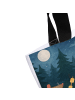 Mr. & Mrs. Panda Schultertasche Pinguin Lagerfeuer Design ohne S... in Weiß