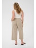 KAFFE curve Casual Hose KCnana Loose fit in Brindle / Turtledove Stripe