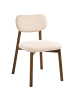 Beliani 2er-Set Esszimmerstuhl MILLS in Braun/Beige