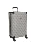 Guess Berta 28 IN - 4-Rollen-Trolley 77 cm erw. (dark taupe logo) in dark taupe logo