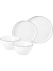 Seltmann Weiden 6er Set Basic-Set Lido Black Line weiß in weiß