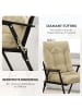 Outsunny Sitzkissen,120L x 50B x 8H cm,Beige