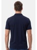 Ragman Poloshirt Basic in Weiß / dunkelblau