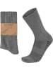 normani 4 Trekkingwollsocken mit Polstersohle und Komfortbund in Grau