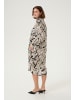 Kaffe Kleid KAmanilla Oversize fit in Feather Gray/Black Graphic
