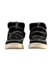 Hey Dude Camden Suede Cozy Leder-Sneaker Schwarz