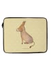 Mr. & Mrs. Panda Laptop Sleeve Esel ohne Spruch in Gelb Pastell