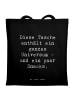Mr. & Mrs. Panda Shopper Spruch Tragetasche Universum mit Spruch in Schwarz