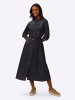 Heine Hemdblusenkleid in black-denim