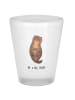 Mr. & Mrs. Panda Mini Glas Otter Muschel ohne Spruch in Transparent