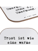 Mr. & Mrs. Panda gläseruntersetzer Spruch Trost Umarmung mit Spruch in Weiß