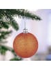 relaxdays 72-tlg. Weihnachtskugeln Set in Orange