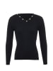 leo selection Damen Strickpullover in Schwarz