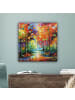 MuchoWow Leinwand bilder Bunter Wald (BxH)