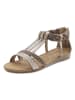 LASCANA Sandale in taupe