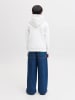JACK & JONES Junior Kapuzenpullover Hoodie Jjavery in white melange