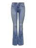 ONLY Jeans ONLBLUSH MID FLARED TAI467 flared in Blau