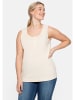 sheego Tanktop in natur