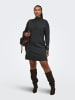 ONLY Carmakoma Strickkleid in Dark Grey Melange
