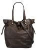 Forty degrees Shopper echt Leder in dunkelbraun