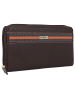 mano Don Leonardo Geldbörse RFID Leder 18 cm in dunkelbraun